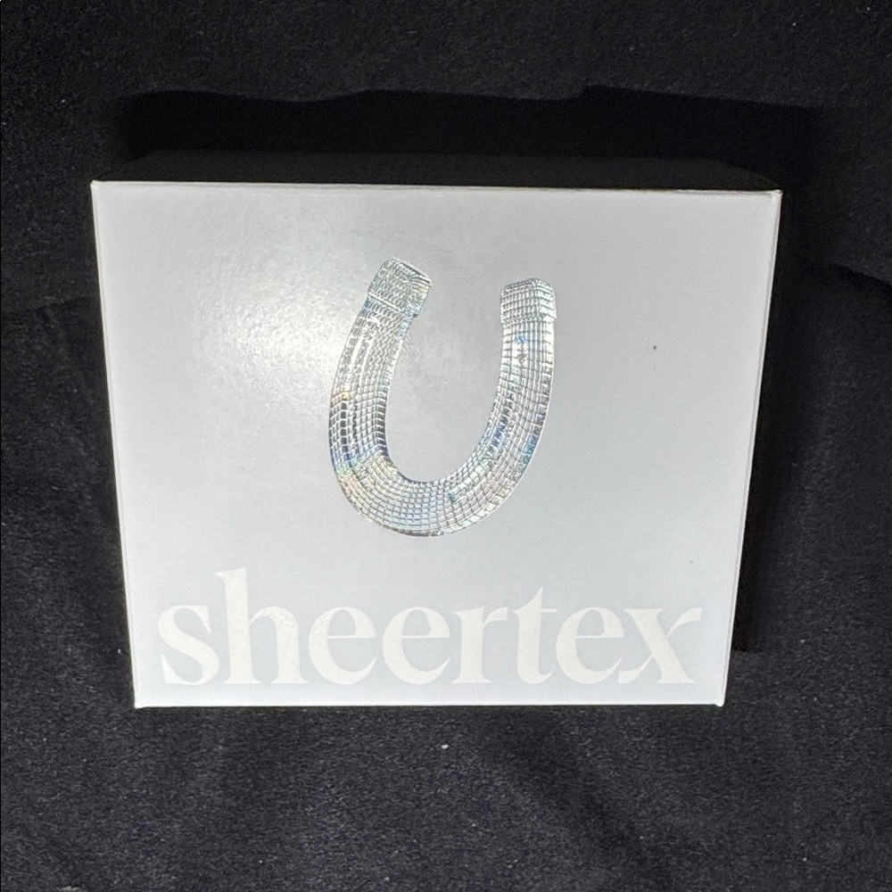 Sheertex Black Backseam  sheer resistant Thigh High Size  XL